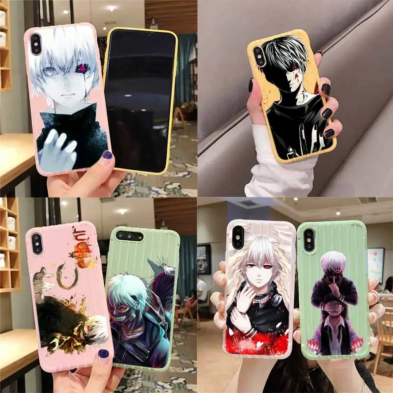 Tokyo Ghoul Kaneki Ken чемодан на колесиках текстура чехол для телефона IPhone 11 Pro Max X XS MAX 8 7 6S