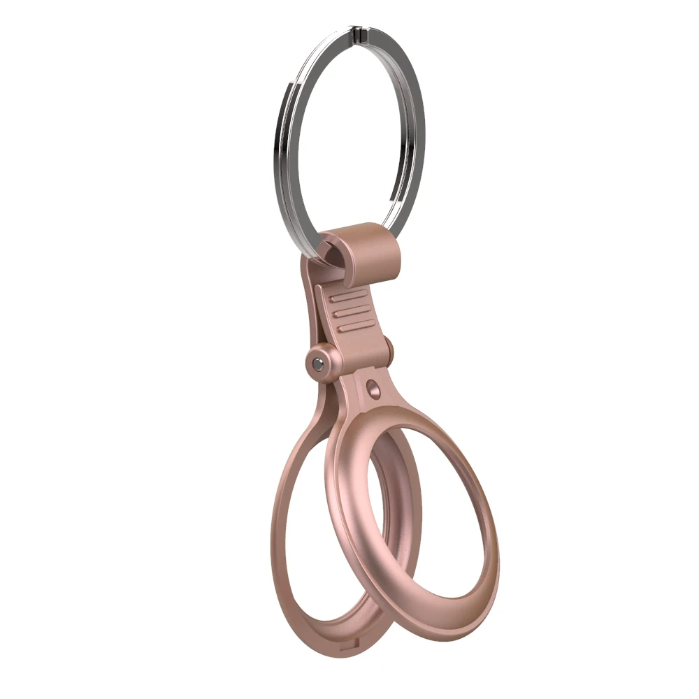 

GTWIN New For AirTag Metal Case Protector With Cohererl KeyRing Shockproof Anti Scratch Fall Protective Shell Cover For Air Tags