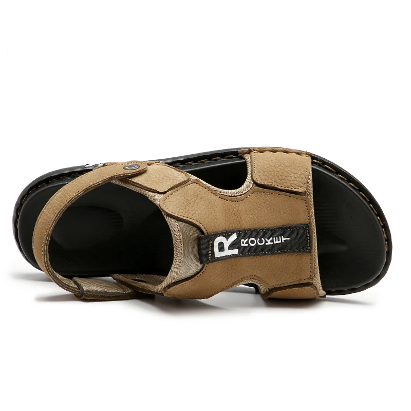 Высокое качество 2021 новые летние из натуральной кожи с открытым носком Обувь