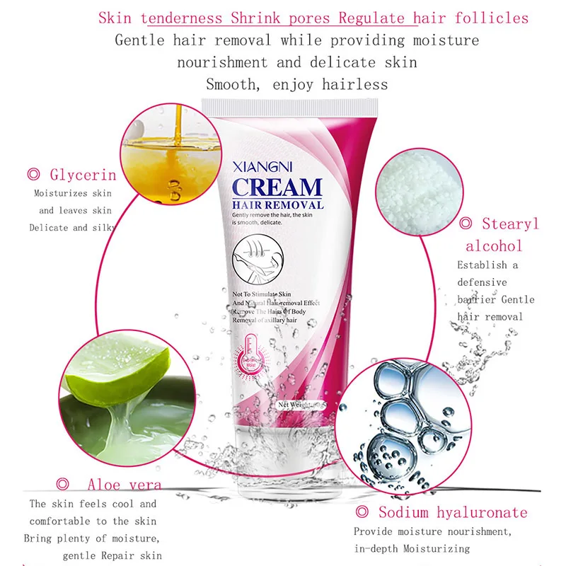 

Painless Depilatory Cream Legs Hair Removal Cream Armpit Hair Depilatory MH88