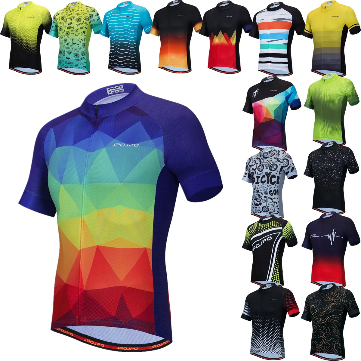 

Men's Bike Jerseys Short Sleeve Summer Motocross Mountain Bike Clothes Downhill Racing Road Bicycle Tops