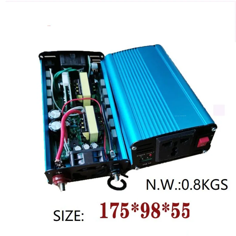 12VDC to 110VAC inverter for Car Power converter 600 Watt car power with USB charger battery clips tablet Laptop | Обустройство дома