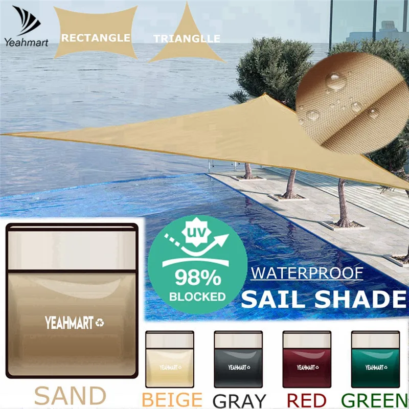 УФ защита для сада и террасы водонепроницаемая от солнца 5 х5х5 м 98%|Навесы| |