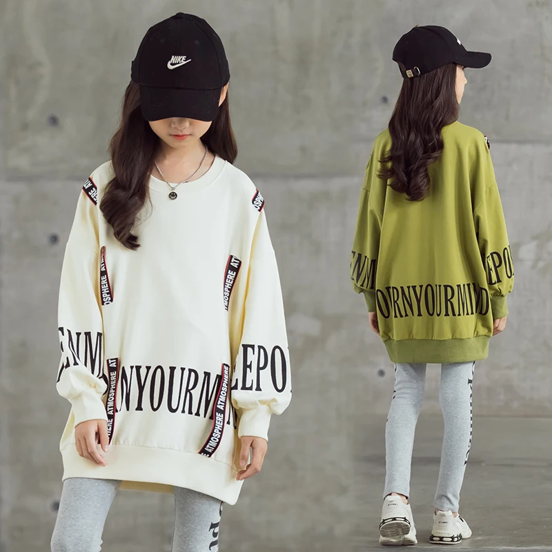 

Child Sweater Girl 2021 Baby Hoodies Autumn Long Sleeve Jersey Children's Clothing Print Fashion 3 4 5 7 8 9 10 12 13 Years Kids