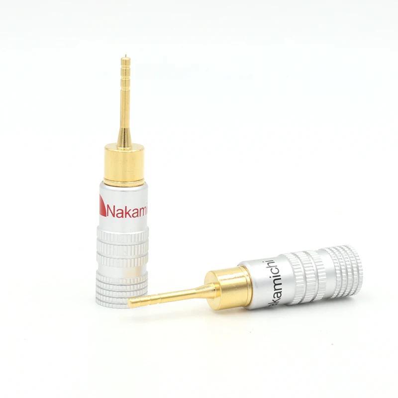 8 шт. динамик Блокировка усилителя в разъем типа &quotбанан&quot 24K позолоченный аудио