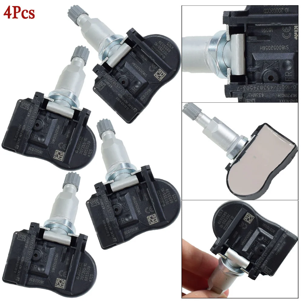 

Датчик давления в шинах 4 шт., 433 МГц, TPMS датчик для BMW F20 F22 F23 F45 F46 Mini Clubman F54 36106881890 36106856209 36106855539