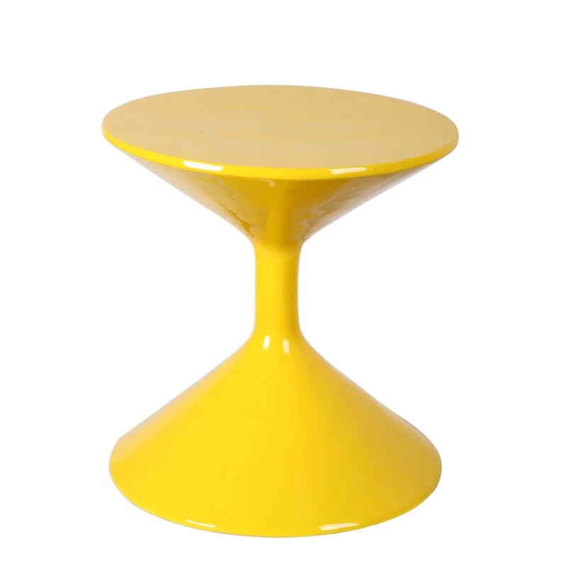 

Custom Fashion Modern Minimalist Coffee Table Nordic Creative Side Table Hourglass Side Table Personalized Tea Table Metal Round