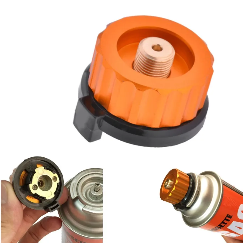 

Адаптер из алюминиевого сплава с головкой для преобразования газа для наружной газовой плиты, разъем для газовой печи, адаптер с автоматиче...