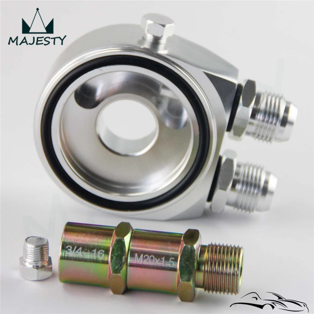 Универсальный Масляный фильтр AN10 из сплава адаптер для кулера сэндвич