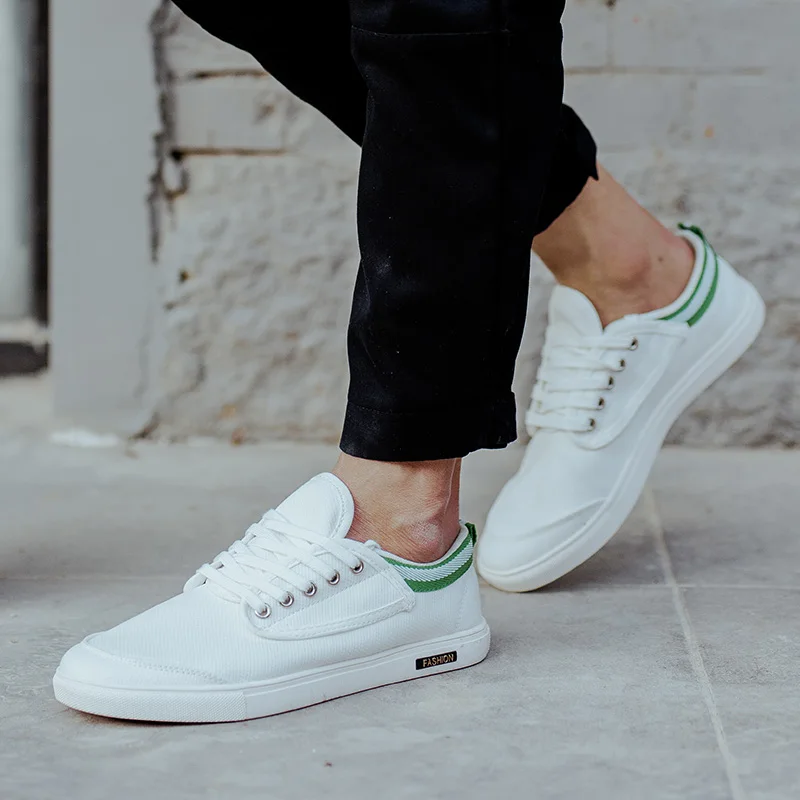 Tenis Masculino 2021 Fashion Sneakers Men Tennis Shoes Canvas Mens Trainers Lightweight Walking Men Black Footwear Male Sneaker