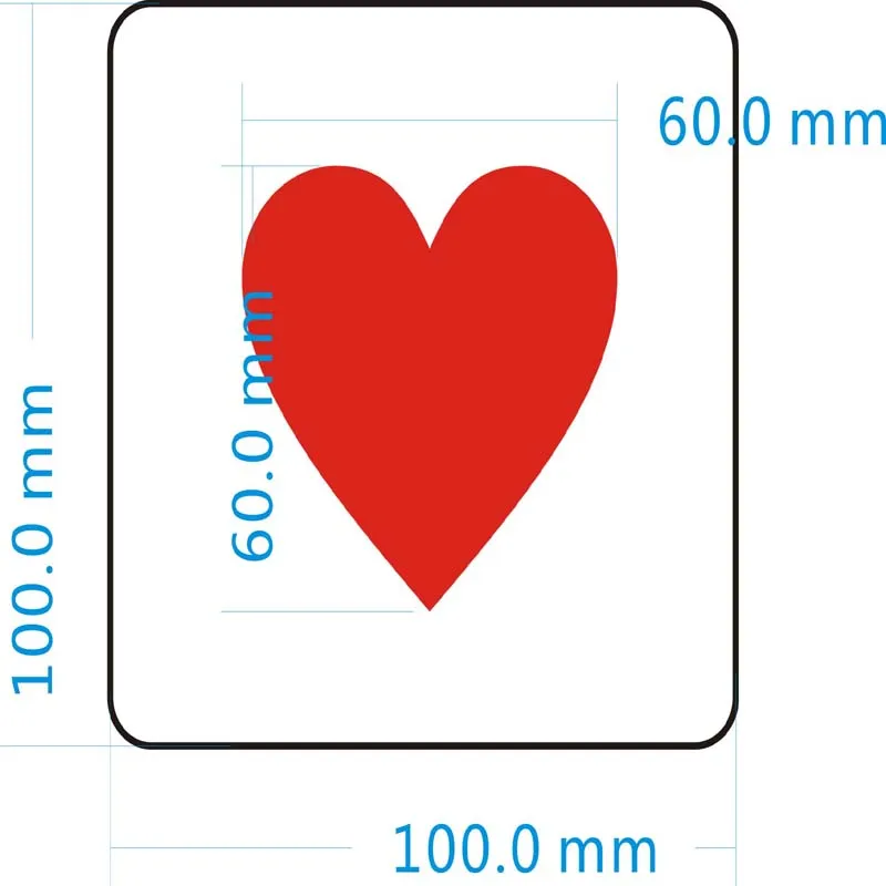 Стальное правило деревянный простой в форме сердца резки | Дом и сад