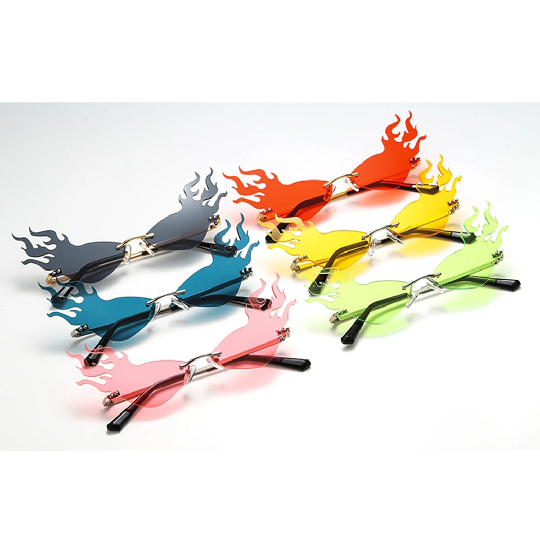 2019 Новая мода хип хоп солнцезащитные очки для женщин и мужчин без оправы с