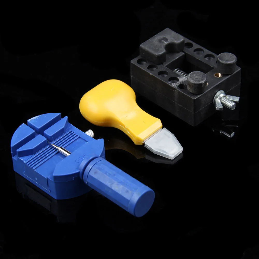 

13/19/27 Pcs Watch Repair Tool Kit Watches Link Opener Remover Holder Set Pin Screwdriver XRQ88