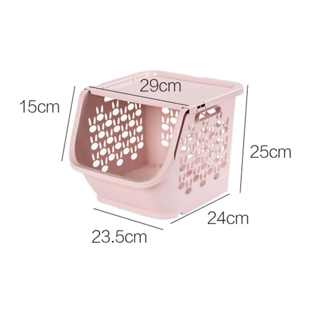 

Kitchen storage basket Food storage container Vegetable and fruit rack Sundries storage box Hollow basket Bathroom supplies