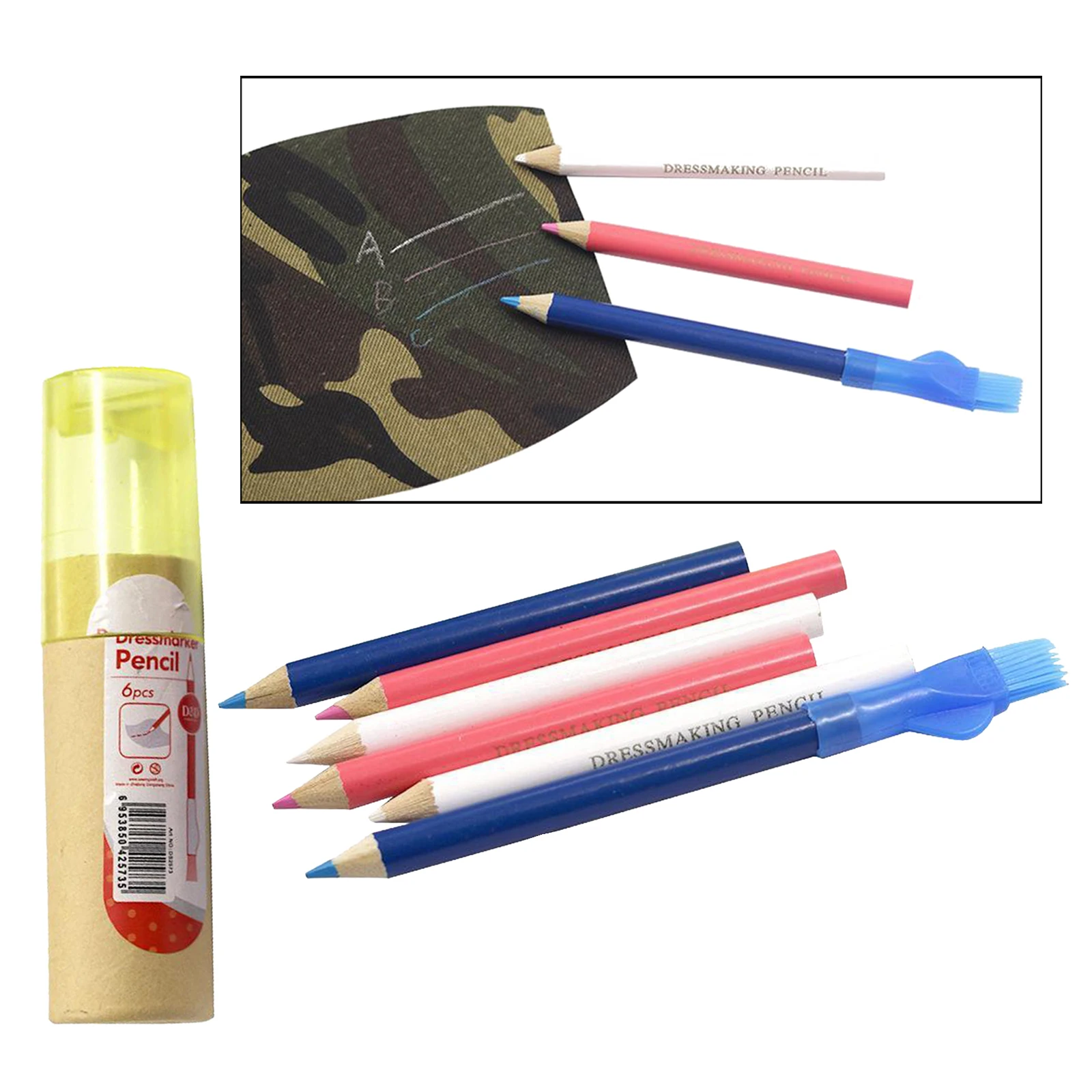 

Sewing Fabric Pencils Embroidery Tailors Mark Pencil Sewing Craft Tools Kit