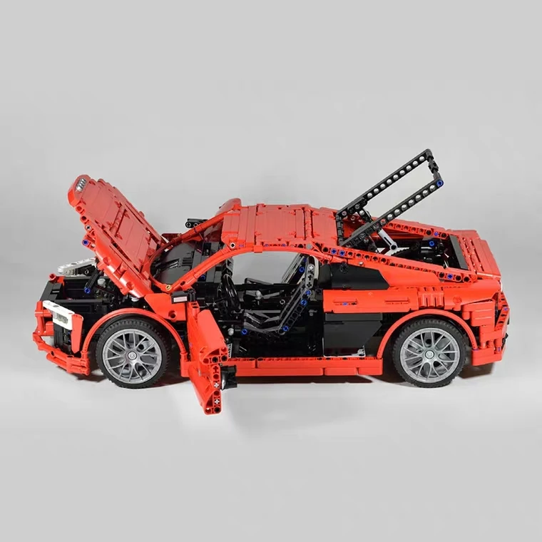 Серия MOC AUDI R8 Super Racing Car набор для моделирования строительные блоки кирпичи