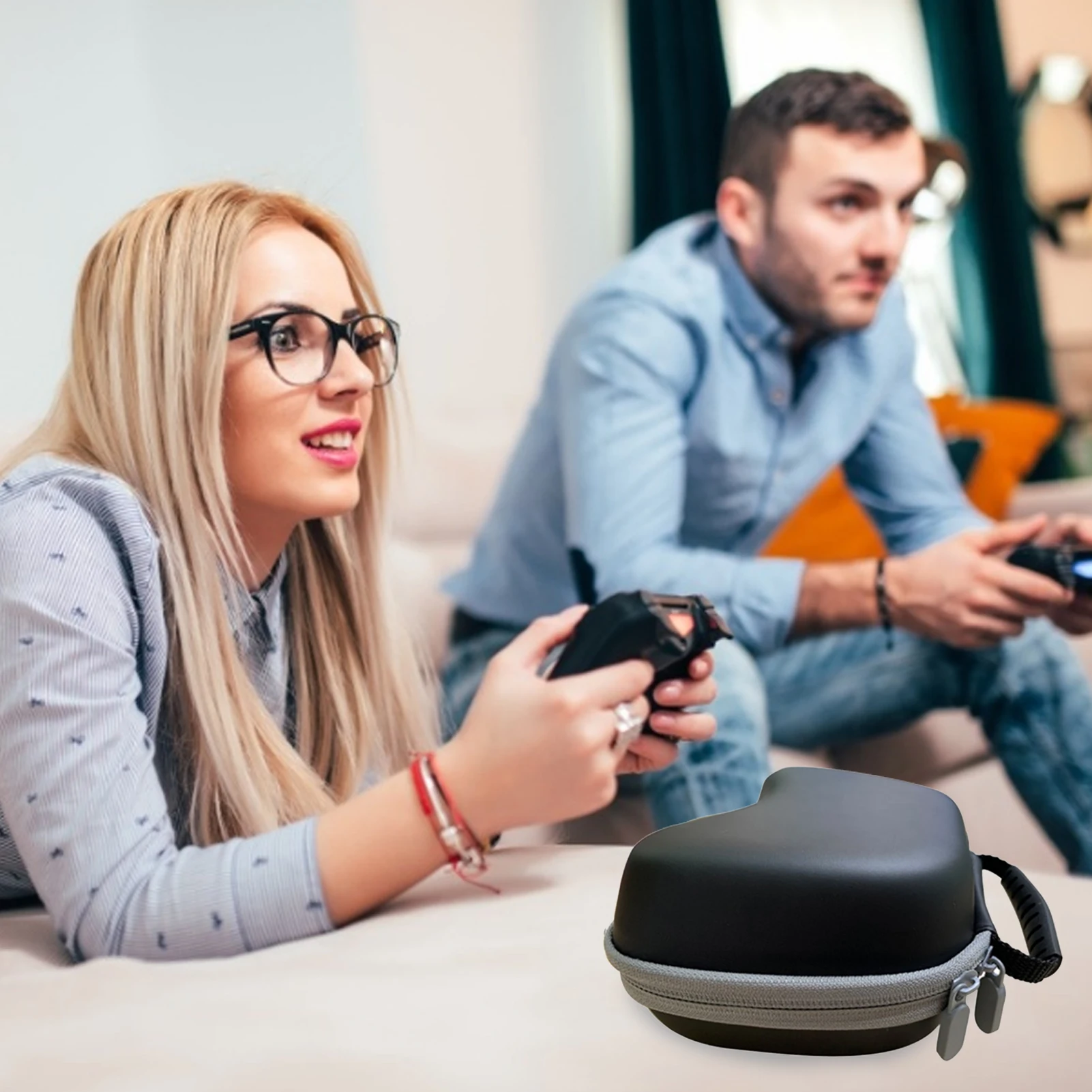 Сумка для хранения геймпада Жесткий Чехол игрового контроллера PS5 Nintendo Switch