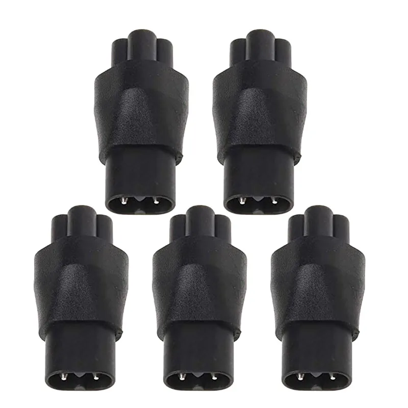 

Power Adapter Plug 110V-220V IEC C5 2-Pin to C8 3-Pin Suitable for Laptop Power Supply PC,5PCS