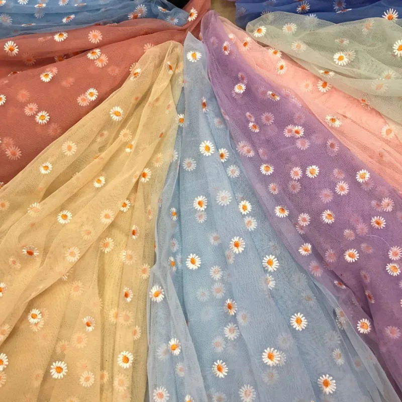 Белое платье с цветочным рисунком Дейзи вышитая сетчатая Тюлевая кружевная