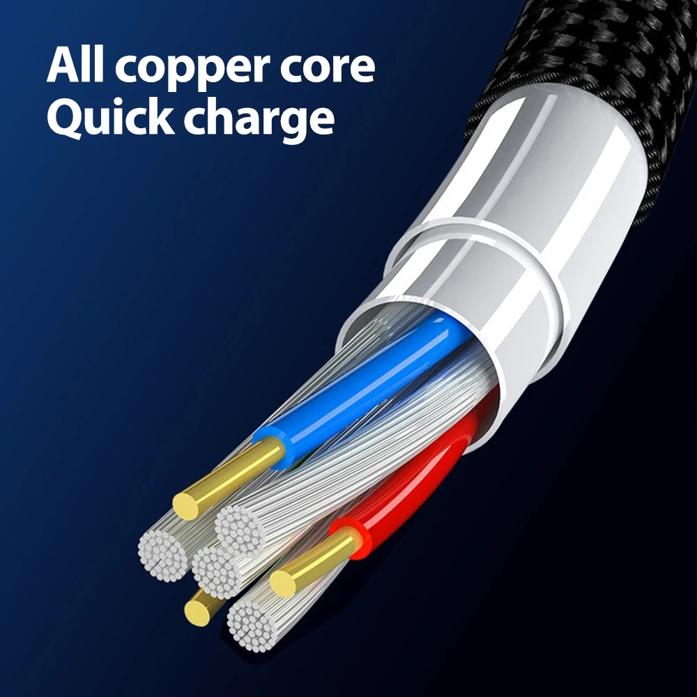 Магнитный Micro USB кабель для передачи данных 1 м2 а Xiaomi Redmi K30 Кабель с разъемом типа C