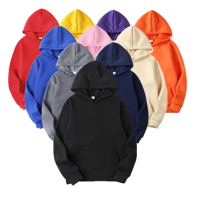 

Толстовка мужская однотонная, повседневный свитшот, худи, пуловер, весна-осень