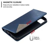 new style on for realme c21 case magnetic wallet leather flip phone cover for oppo realme c21 c 21 realmec21 stand cases card ho