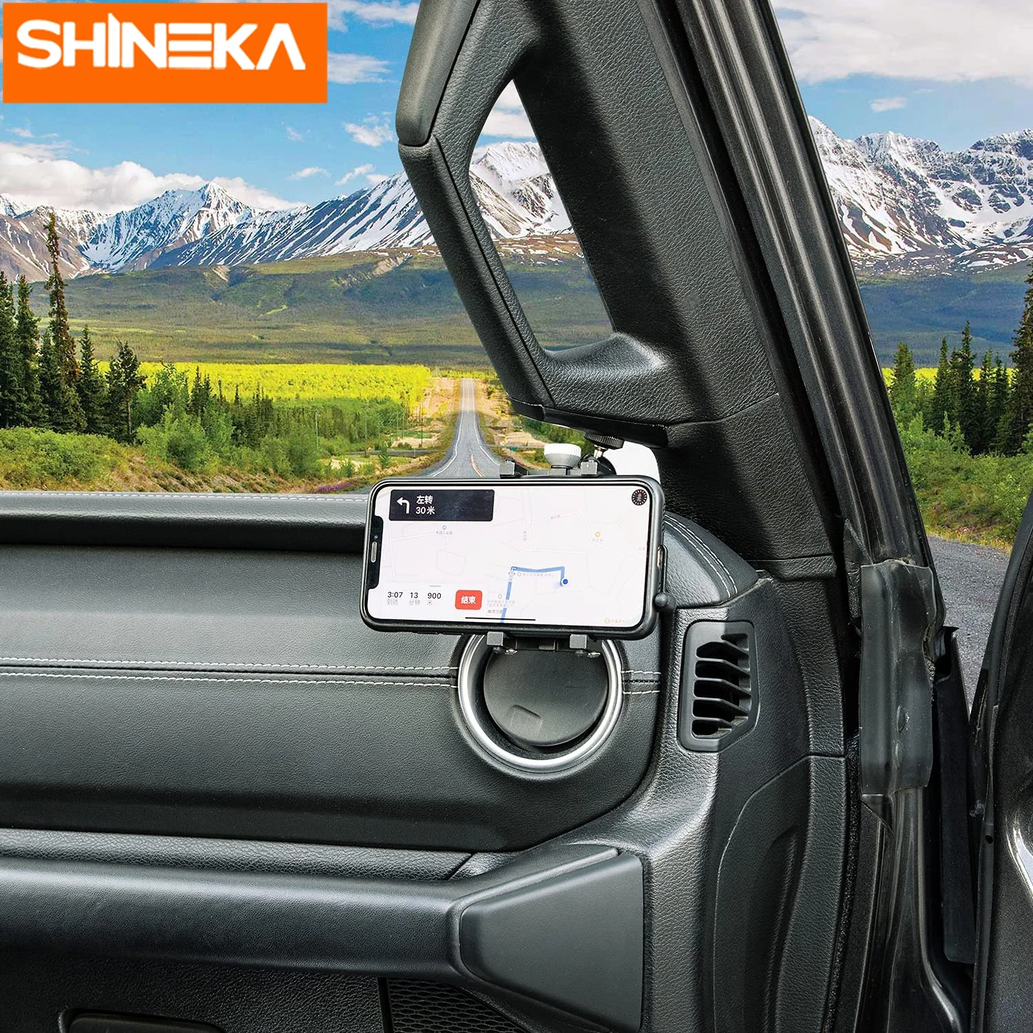 Автомобильный кронштейн SHINEKA регулируемый устойчивый к сотрясению для Jeep Gladiator JT