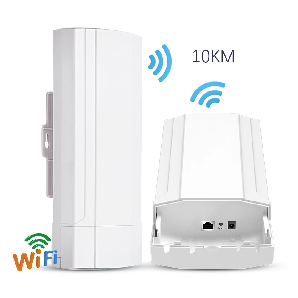 900Mbps 5G Outdoor CPE Router PTP 10KM Range Wi-fi Access Point WDS Wireless Wifi Bridge Extender Wifi Repeater For IP Camera