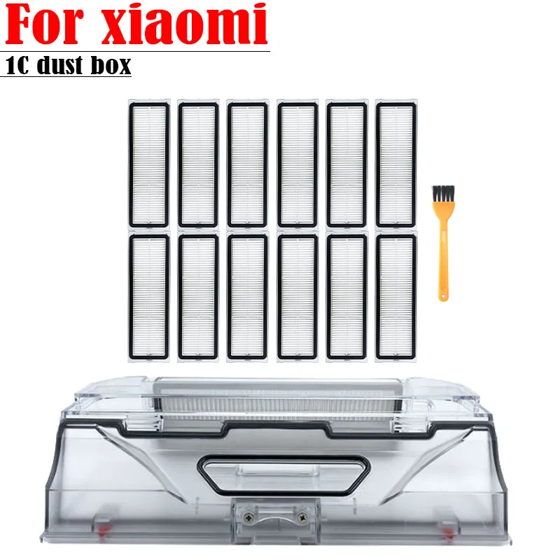

Vacuum cleaner accessories 1C dust box HEPA filter Suitable for Xiaomi Mijia 1C STYTJ01ZHM kit replacement spare parts XaoMI
