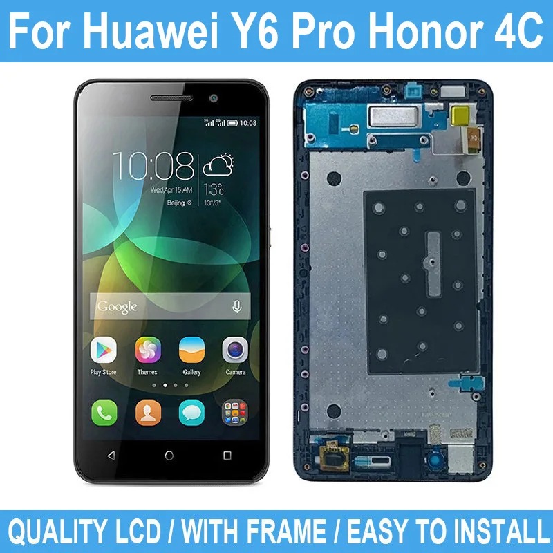 Дигитайзер в сборе для Huawei Y6 Pro Honor 4C Замена Enjoy 5 ЖК-дисплей сенсорный экран с