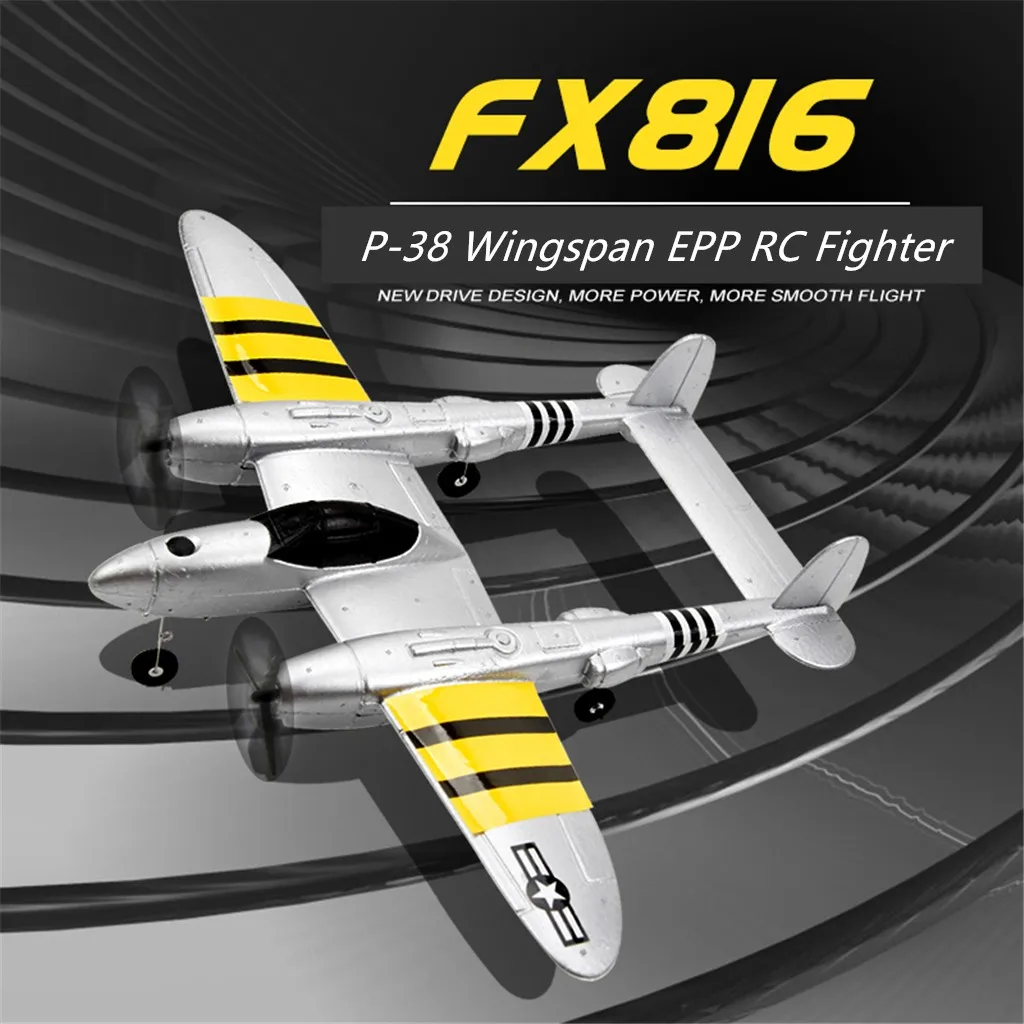 FX-816 P38 2,4 GHz размах крыльев RC истребитель моделирование самолета Модель самолета игрушка