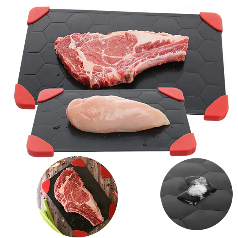 Черепаховая алюминиевая доска для размораживания замороженных продуктов мяса