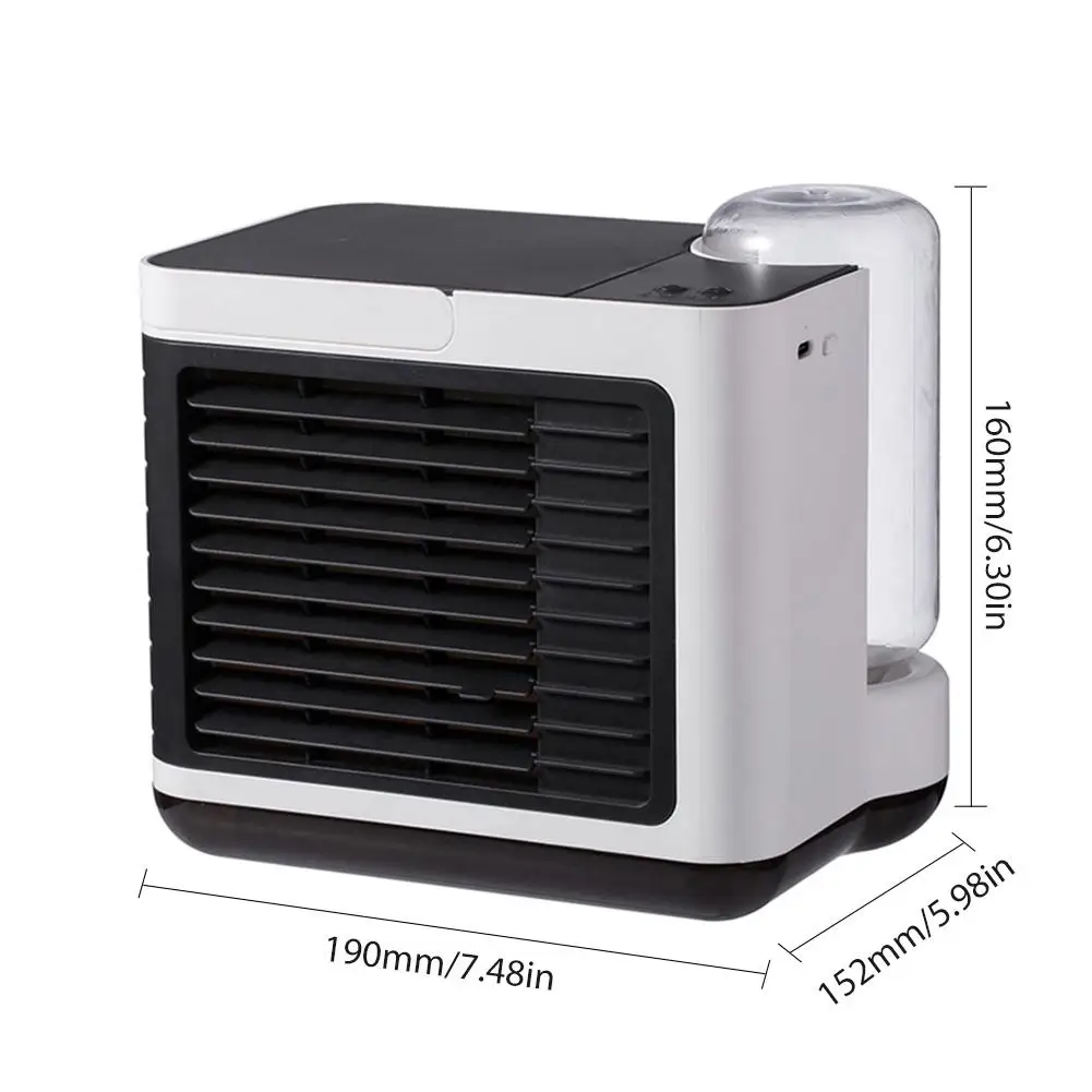 

Portable USB Charging Air Cooler Desktop Air Conditioner Humidifier Cooling Fan for Home Office