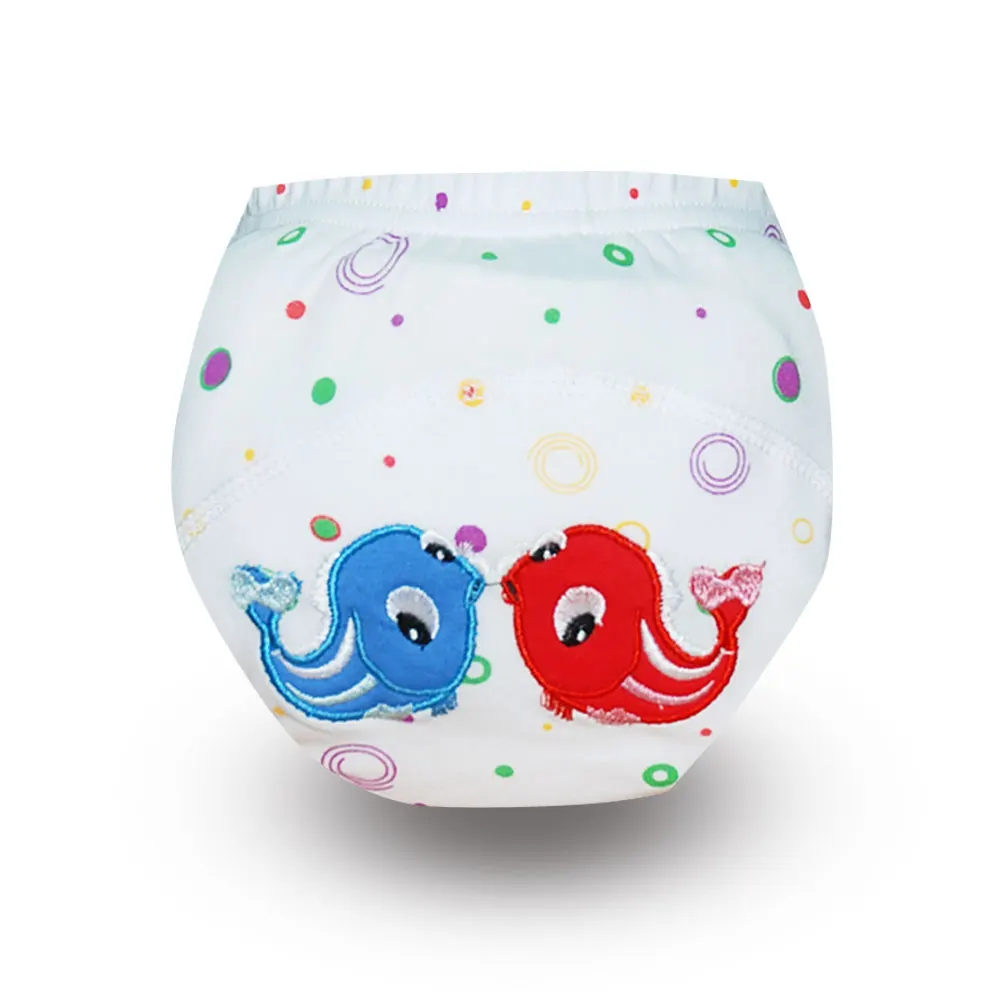 Babyfriend/Многоразовые Детские тренировочные штаны 5 слоев детские тканевые