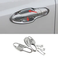 for cadillac xt5 2016 17 18 19 2020 car door protector handle bowl covers trim accessories car moulding sticker shell abs chrome