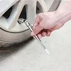 Портативный измеритель давления воздуха в автомобильных шинах из нержавеющей стали в форме ручки, портативный автомобильный манометр, барометр