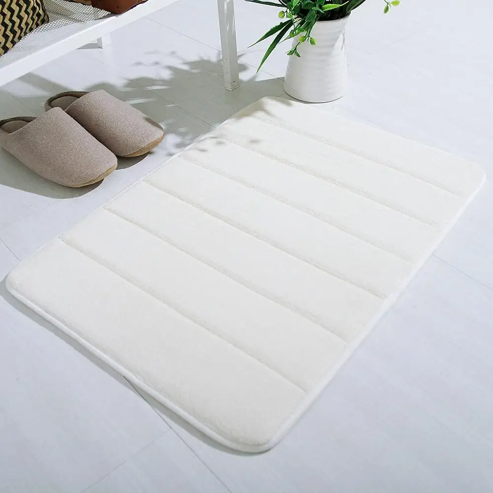 carpet Кухонный водопоглощающий нескользящий дверной коврик впитывающий мягкий коврик с эффектом памяти напольный для ванной и спальни душевой коврик Декор@ 30 - Цвет: carpet