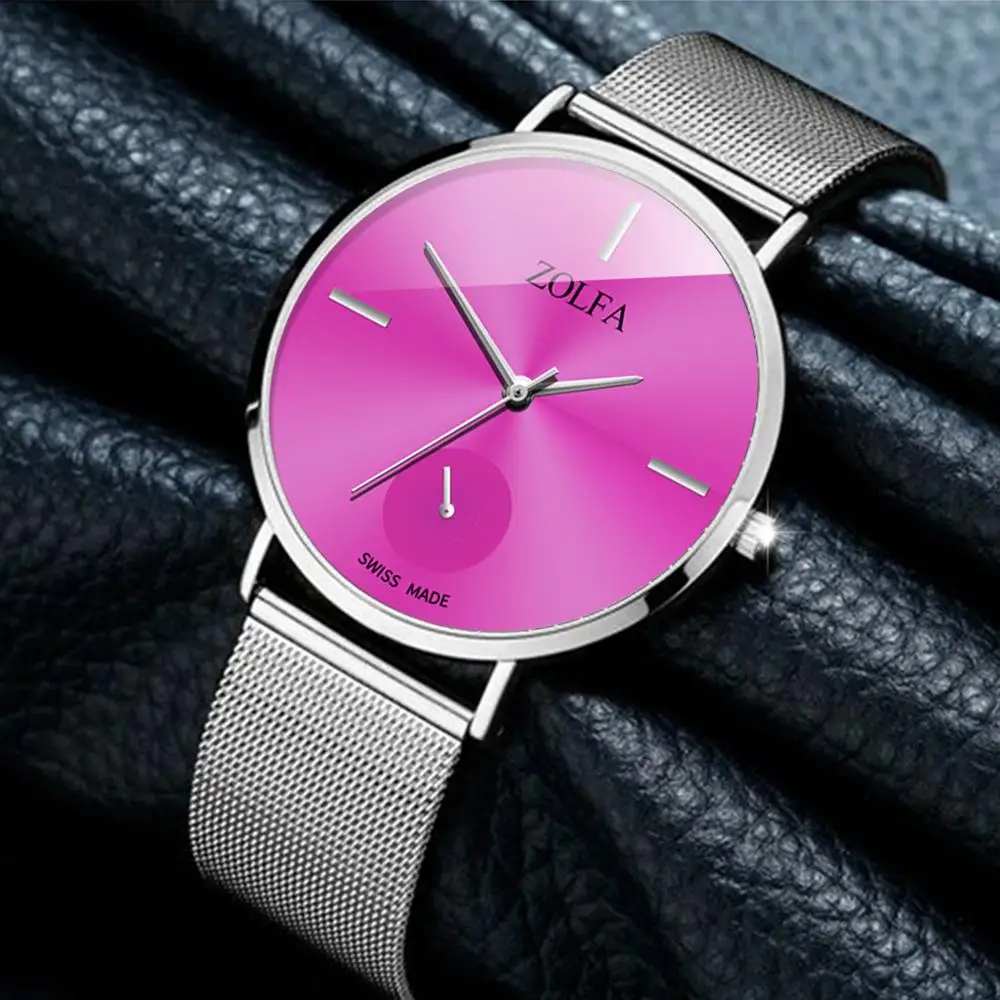

Women Watches Stainless Steel Dial Bracelet Watch Luxury Fashion Simple Clock Quartz Wristwatches Montre femme Female New XB40