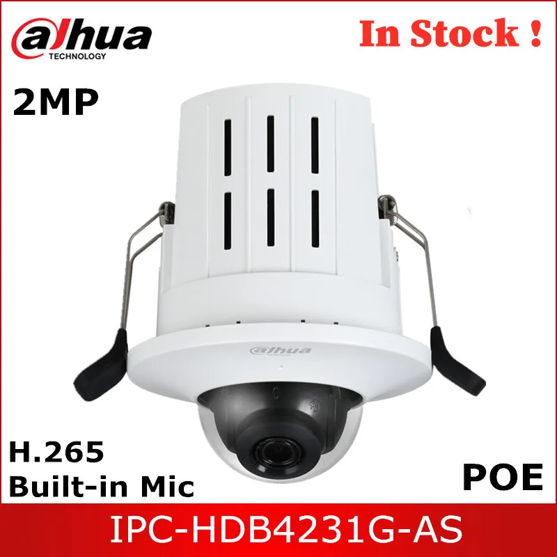 IP камера Dahua IPC HDB4231G AS PoE 2MP HD встроенная сетевая купольная со встроенным