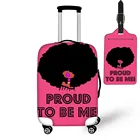 Женская сумка на колесиках KOKO CAT Travel, эластичная черная сумка в африканском стиле, защитный чехол на чемодан
