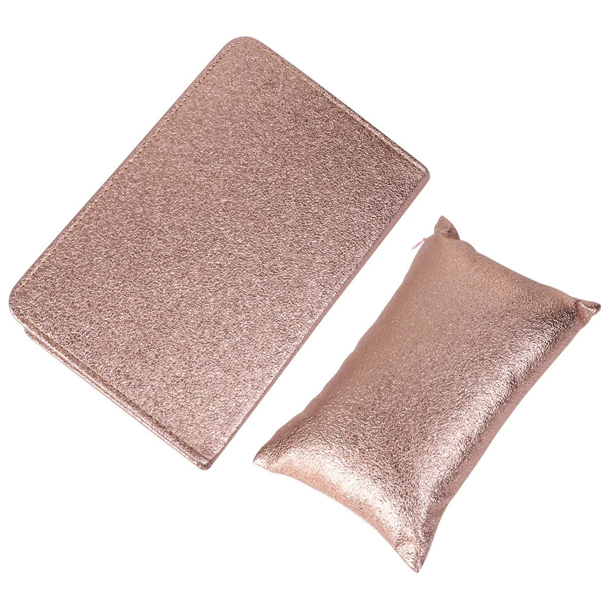 

2pcs PU Leather Nail Hand Rest Pad and Cushion Foldable Hand Arm Rest Pillow Holding Mat Manicure Accessories for Nail Salon
