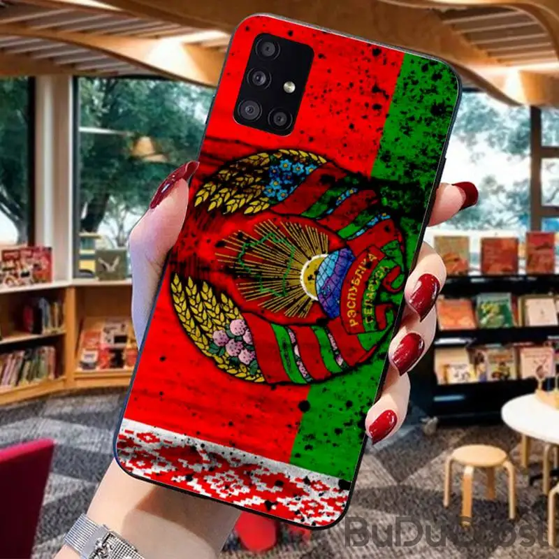

Belarus flag Phone Case for Samsung A91 01 10S 11 20 21 31 40 50 70 71 80 A2 CORE A10