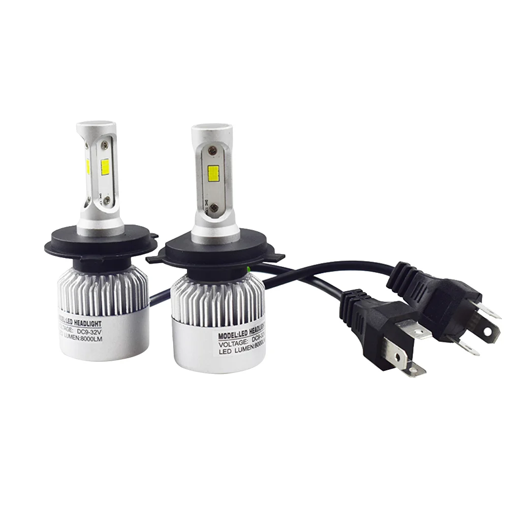 

2 шт., Автомобильные светодиодные лампы H4