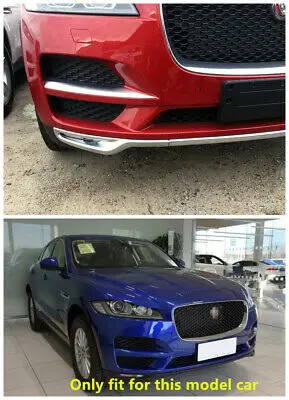 

Matte Front Fog Light Lamp Stripe Cover Trim 2pcs For Jaguar F-Pace X761 16-20