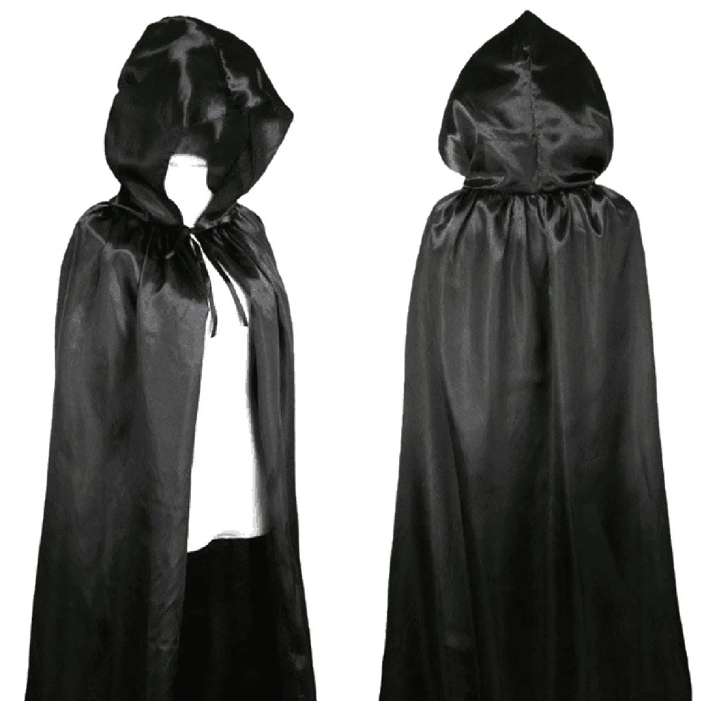 Весенний женский плащ на Хэллоуин мягкие однотонные накидки с капюшоном шаль