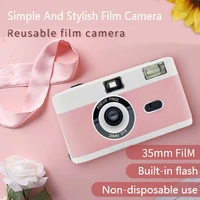 2021 new retro m35 camera non disposable reusable camera 135 film fool with flash student retro film film machine
