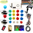 2022 аркадный комплект Pandora Box 3d Wifi 10000 в 1 5 контактов Sanwa аркадный джойстик аркада со светодиодной подсветкой Button Tekken Pandora Games