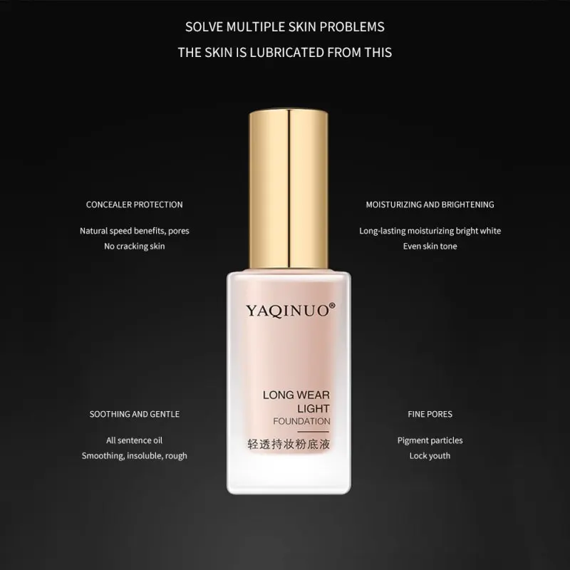 Стойкое покрытие для контроля над маслом темные круги веснушки огрехи Матовая