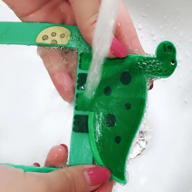 Мультяшный динозавр переключатель наклейка светится в темноте Настенный декор