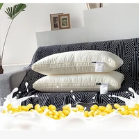 super soft soy fiber cervical pillow protector adult neck pillow sleep promoting feather velvet pillow